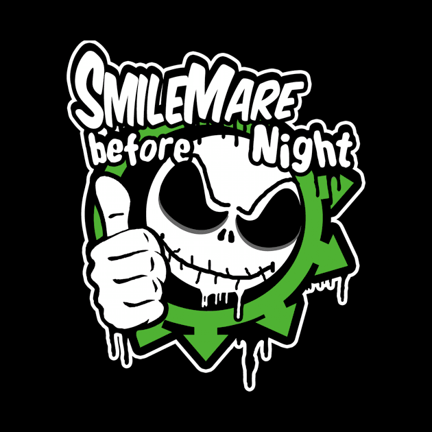 Smilemare Before Night by eggtee_com