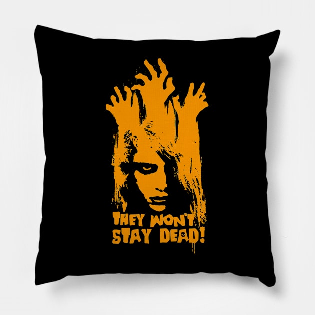 The living dead v5 Pillow by demonigote