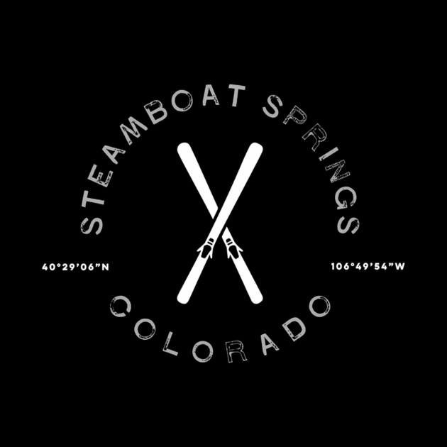 Steamboat Colorado Ski T by SnugFarm