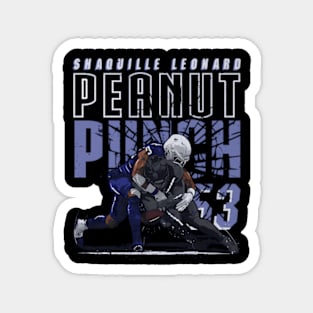 Shaquille Leonard Indianapolis Peanut Punch Magnet