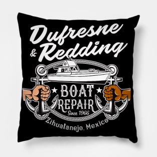 Dufresne & Redding Boat Repair Zihuatanejo Mexico Pillow