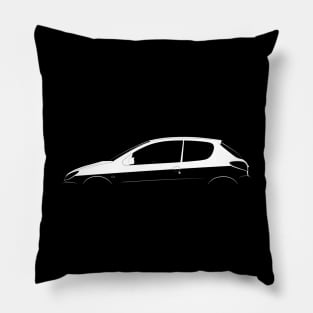 Peugeot 206 GT Silhouette Pillow