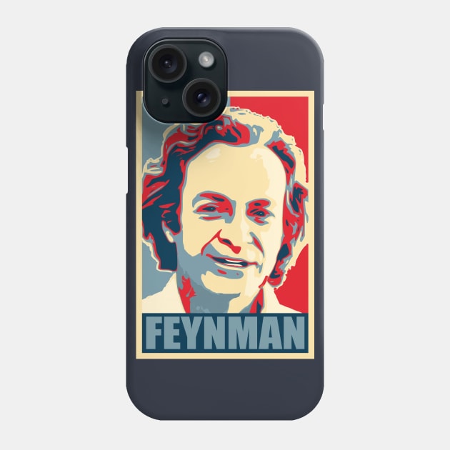 Richard Feynman Phone Case by Nerd_art