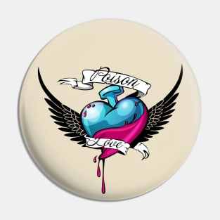 Poison Love bottle Pin