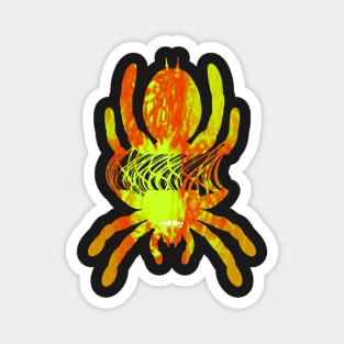 Tarantula Silhouette 58 (Tie Dye) Magnet