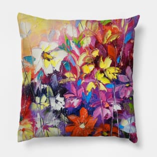 Dance of flowers Pillow