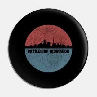 German Battleship Bismarck WW2 Ship Edit Pin
