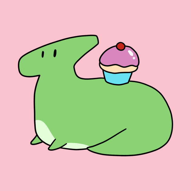 Cupcake Hadrosaurus by saradaboru