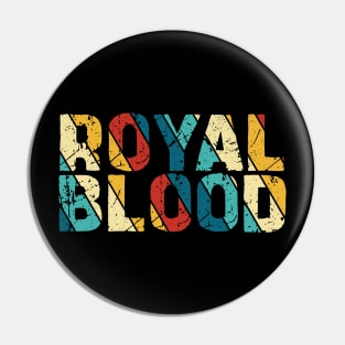 Retro Color -  Royal Blood Pin