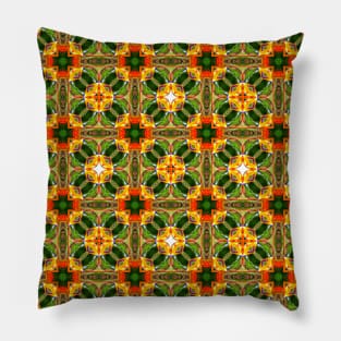 Canna flower pattern resembling the beak of a bird Pillow