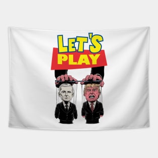 JOE BIDEN VS TRUMP PUPPET T-Shirt Tapestry