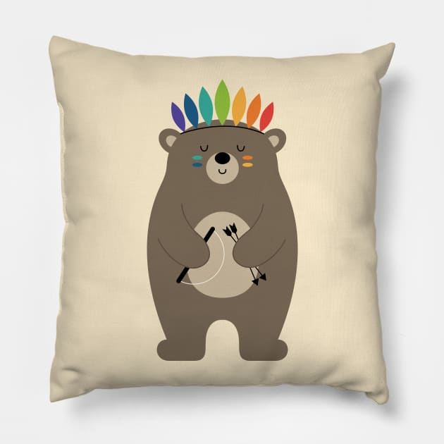 Be Brave Pillow by AndyWestface