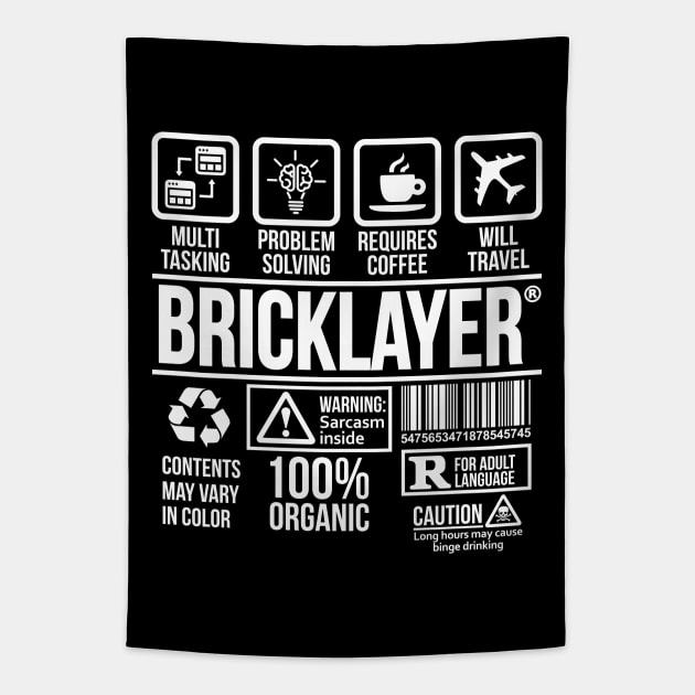 Bricklayer T-shirt | Job Profession | #DW Tapestry by DynamiteWear