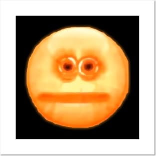 How did you do in PE today? Cursed Emoji Face | Art Print