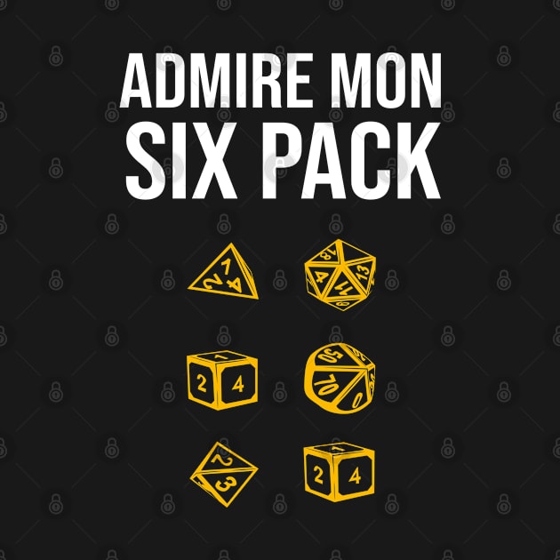 Admire Mon sixpack RPG D20 Dice Role Pen&Paper by Schimmi