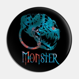 Monster skull Pin