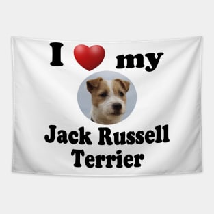 I Love My Jack Russell Terrier Tapestry