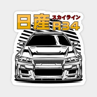 Skyline GTR R34 Magnet