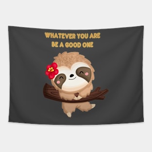 Cute Sloth Animals Lover Tapestry