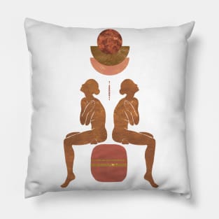 Astro Celestial Feminine Stylish Collage Prints Pillow