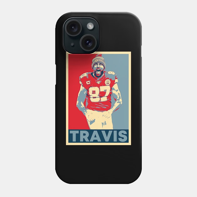 Travis Kelce Celebration Hope Phone Case by Zimmermanr Liame