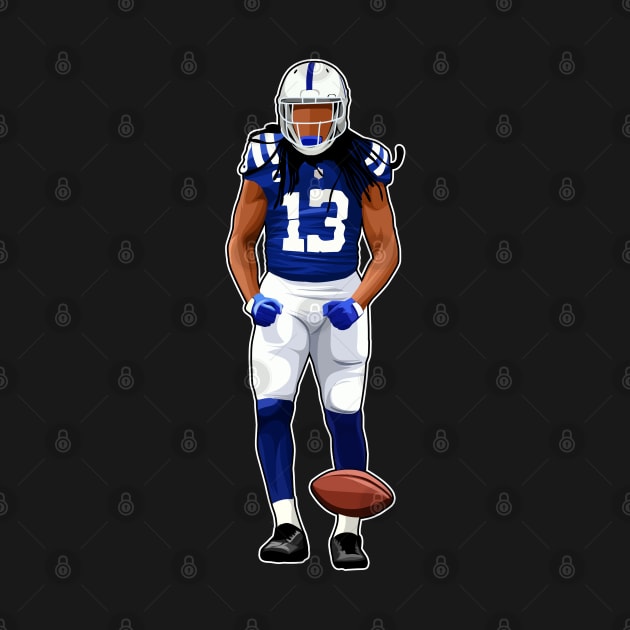 TY Hilton #13 Celebrates Firstdown by GuardWall17