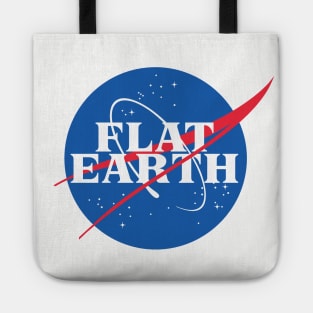 Nasa / Flat Earth Logo Tribute/Parody Design Tote