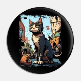 Support Your Local Street Cats Animal Pet Love Pin