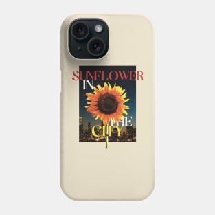 Sunflower In The City Phone Case