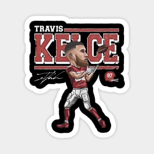 Travis Kelce Kansas City Cartoon Magnet