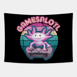 Gamesalotl Axolotl Gaming Tapestry