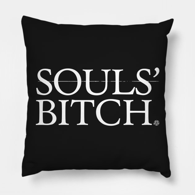 Souls' Bitch Pillow by andres_abel