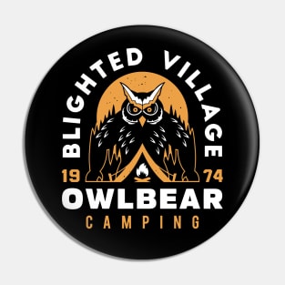 Owlbear Camping Pin