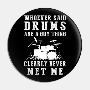 Smash Gender Norms: Drummer's Delight! Pin