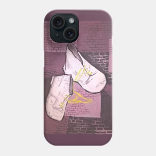 Children shoes - handmade drawing Phone Case