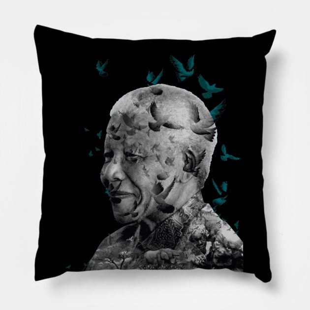 Nelson mandela Pillow by Design to express