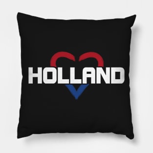 i love Nedherlands / ik hou van Nederland themed graphic design Pillow