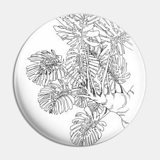 Monstera Tree Pin