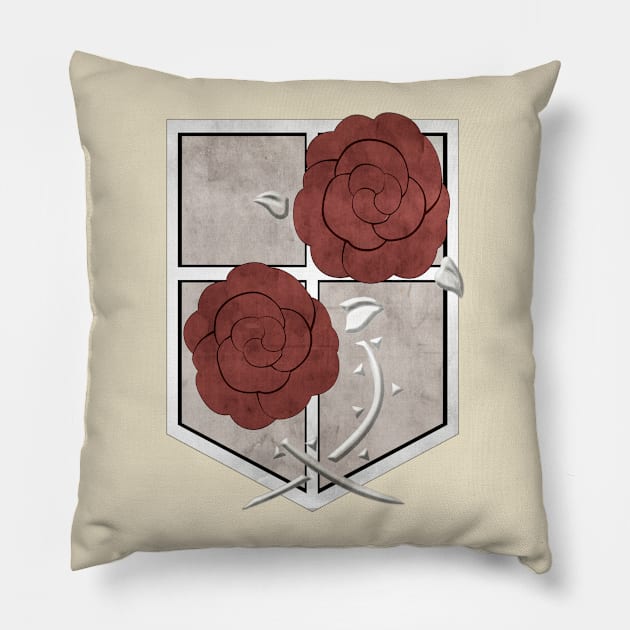 Attack On Titan: Garrison Logo Pillow by Rebellion10