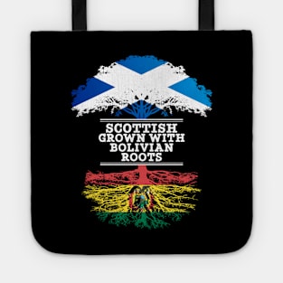 Scottish Grown With Bolivian Roots - Gift for Bolivian With Roots From Bolivia Tote