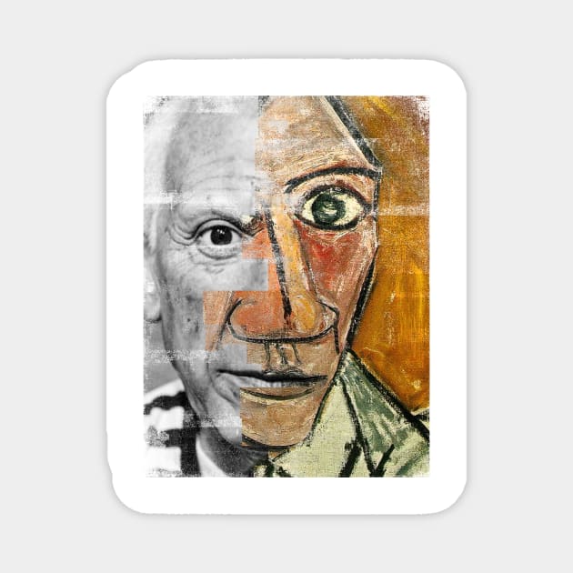 Picasso mix Magnet by bulografik