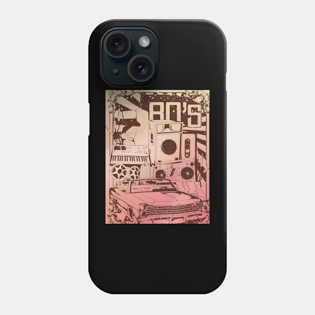 80s era Phone Case by meltubs76