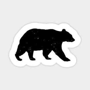 Distressed Vintage Bear Wild Nature Design Magnet