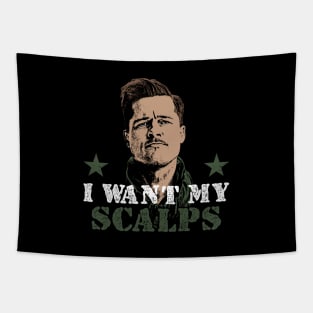 Inglourious Basterds I Want My Scalps Tapestry