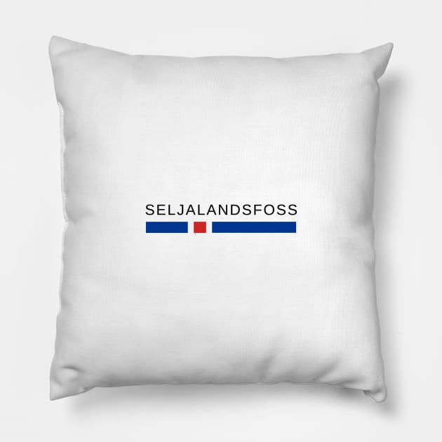 Seljalandsfoss Iceland Pillow by icelandtshirts