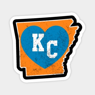 KC Kansas City Original & Classic Kansas City KC Map Magnet