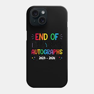 End Of The Year Autographs 2023/2024 Last Day of School Phone Case