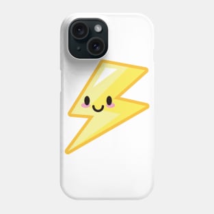 LIGHTNING BOLT CUTE KAWAII ANIME WEATHER KAOMOJI EMOTICON CARTOON Phone Case