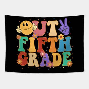 Peace Out Fifth 5th Grade Class of 2023 Goodbye 5th Grade Tapestry