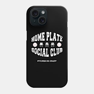 Home Plate Social Club, Midday, Softball Mom, Softball Dad, Softball Game Day, Softball Grandma, Softball Family Phone Case